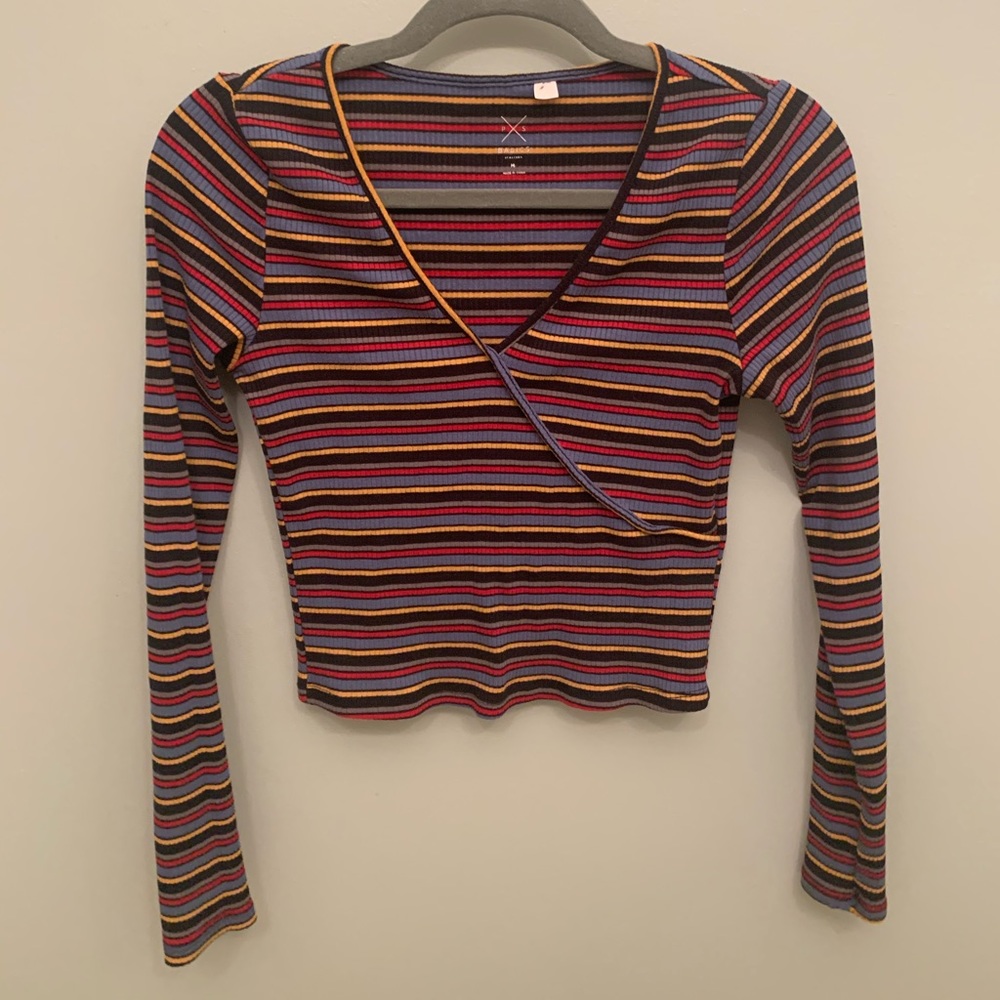 Striped Long Sleeve Top